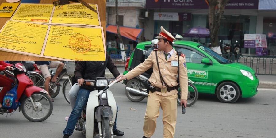 không có bảo hiểm xe máy phạt bao nhiêu
