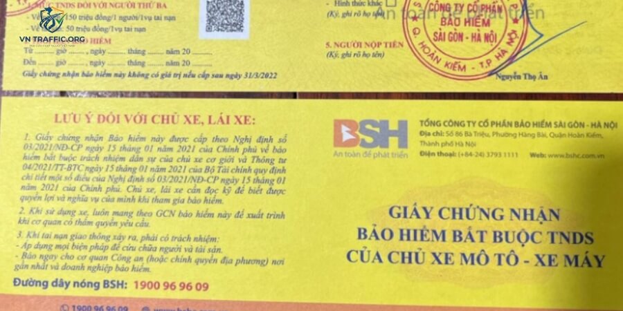 mua bảo hiểm xe máy online có bị phạt