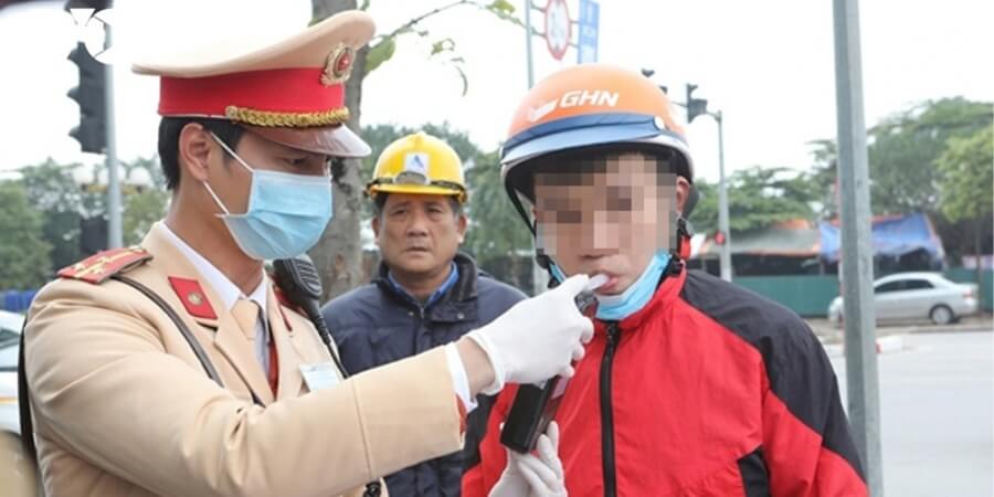 mức phạt nồng độ cồn xe may