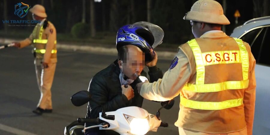 phạt nồng độ cồn xe máy