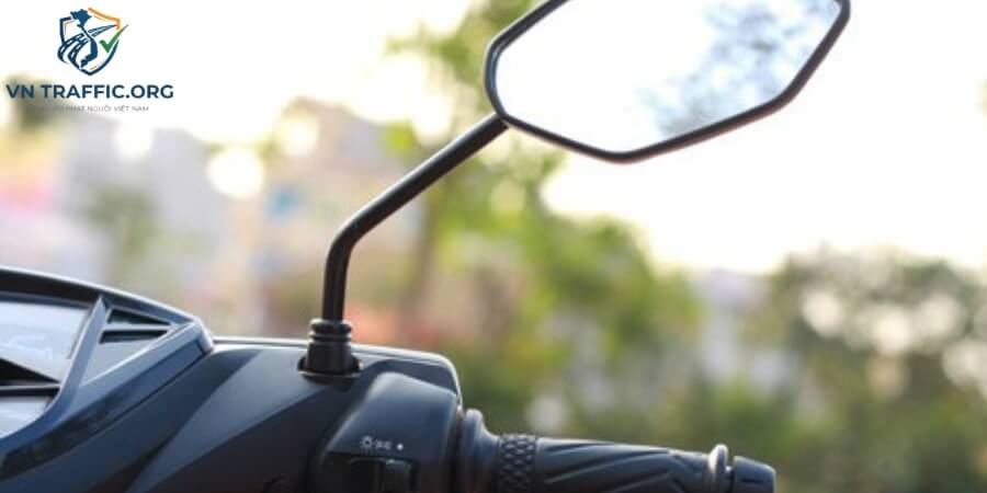 xe không gương phạt bao nhiêu