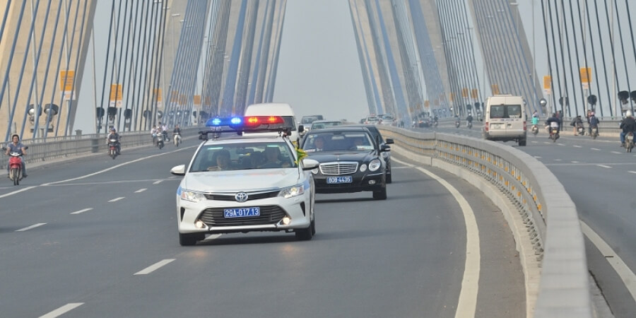 cản trở xe ưu tiên phạt bao nhiêu