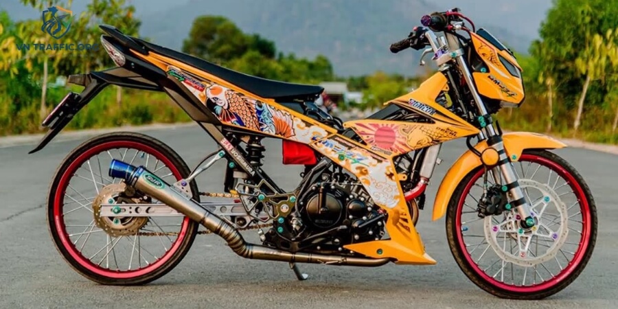 lỗi thay đổi kết cấu xe máy