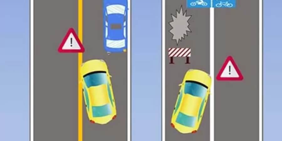 Các trường hợp lỗi đè vạch ô tô