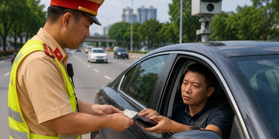 Mức phạt lỗi chạy quá tốc độ ô tô