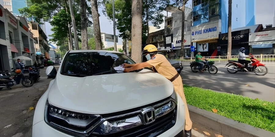 các lỗi phạt ô tô