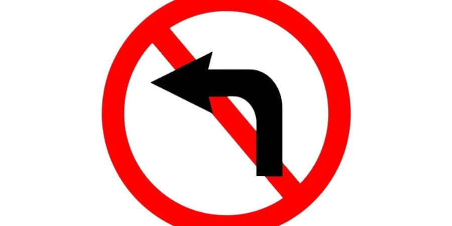 lỗi cấm rẽ trái ô tô phạt bao nhiêu