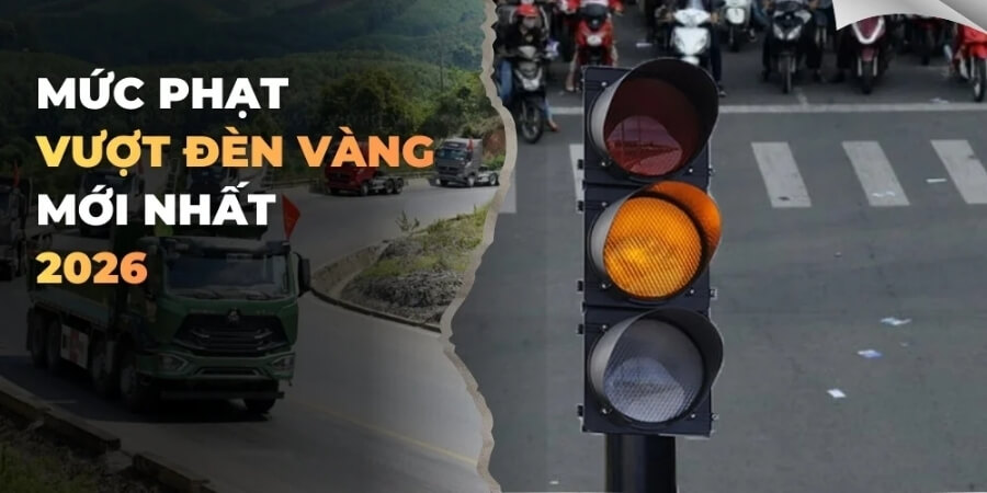 lỗi vượt đèn vàng ô tô