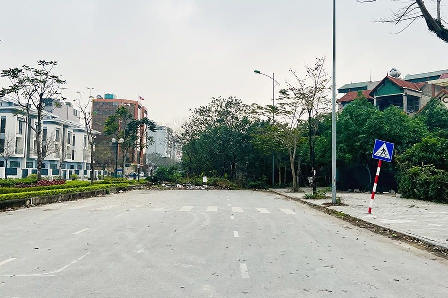 Dự án đường Lê Quang Đạo kéo dài còn vướng mắc trong công tác giải phóng mặt bằng