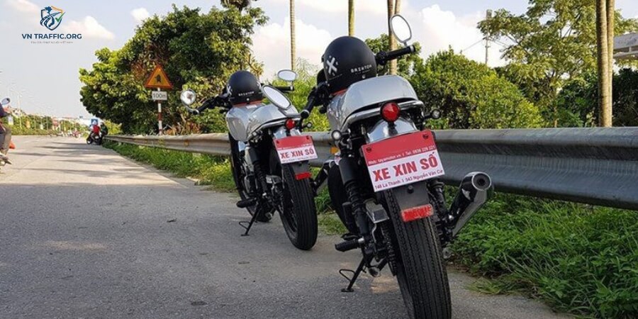 xe chưa có biển số phạt bao nhiêu