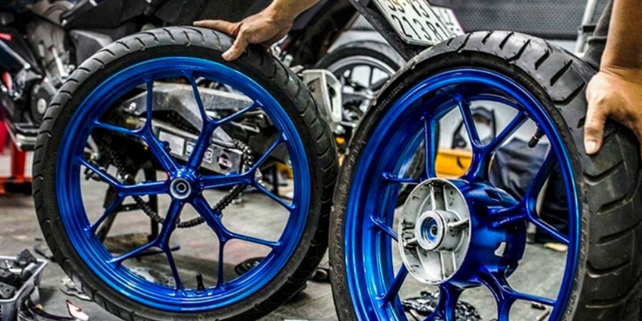 sơn mâm xe máy có bị phạt không
