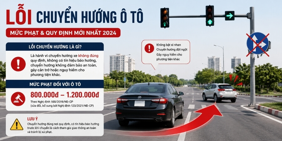 lỗi chuyển hướng ô tô